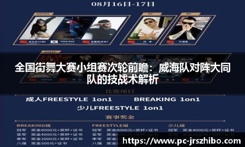 全国街舞大赛小组赛次轮前瞻:威海队对阵大同队的技战术解析